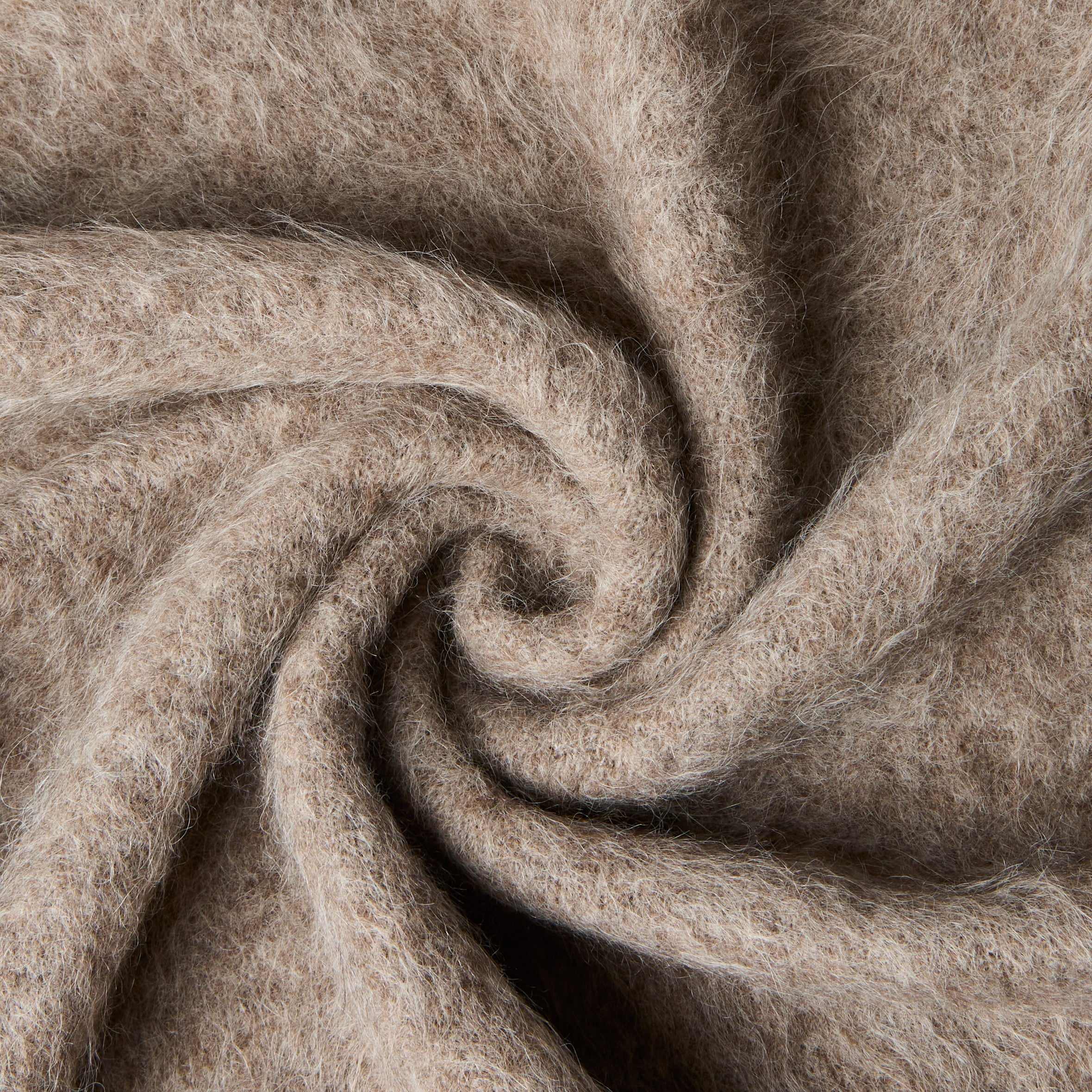 Alpaca Zip Funnel Knit Sweater - Image 4