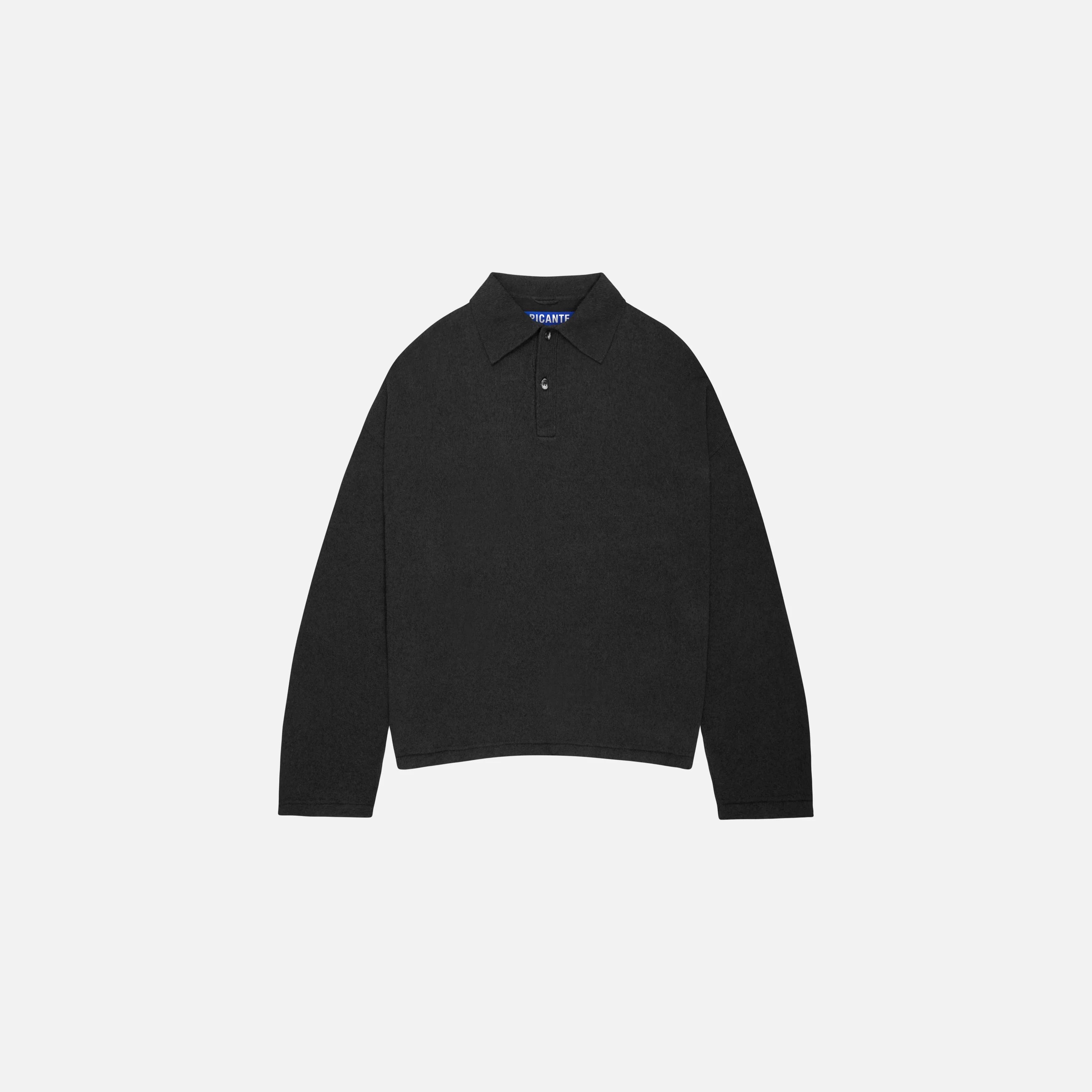 Boucle Longsleeve Polo Shirt