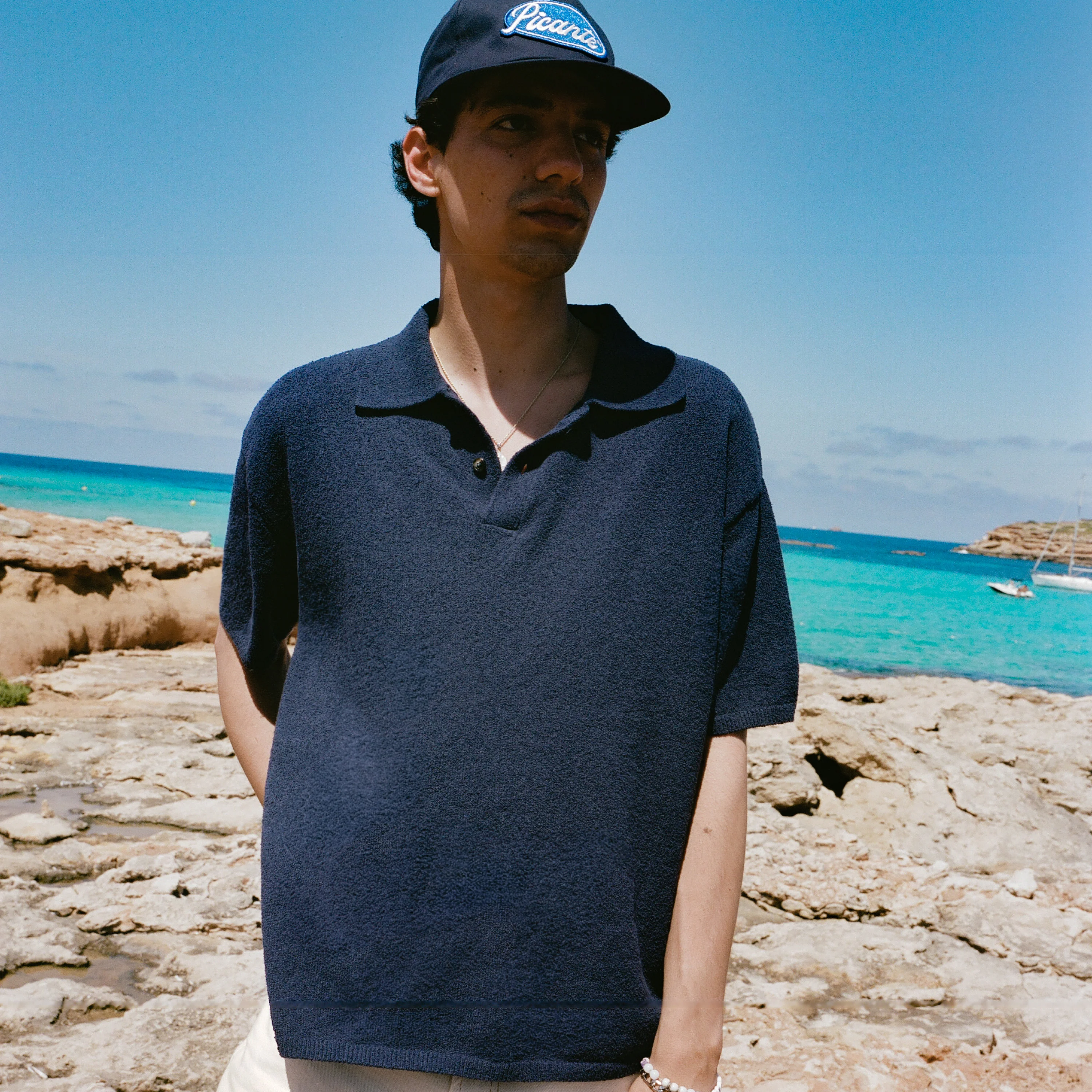 Boucle Shortsleeve Polo Shirt - Image 4