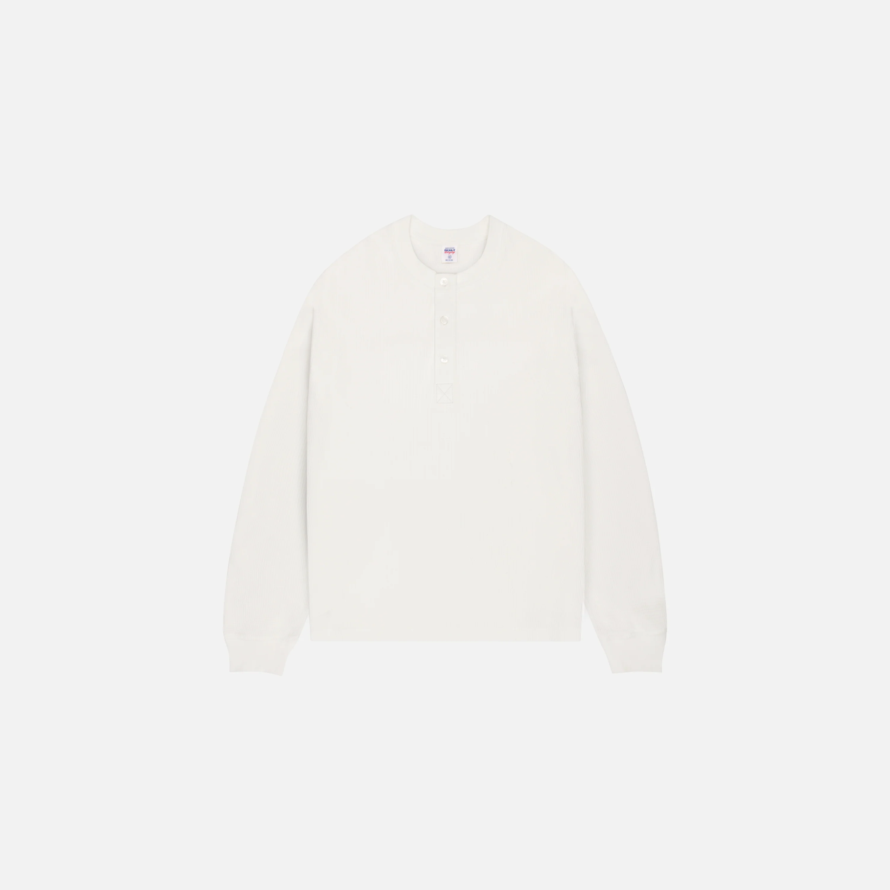 Everyday Waffle Henley Longsleeve T-Shirt - Image 3