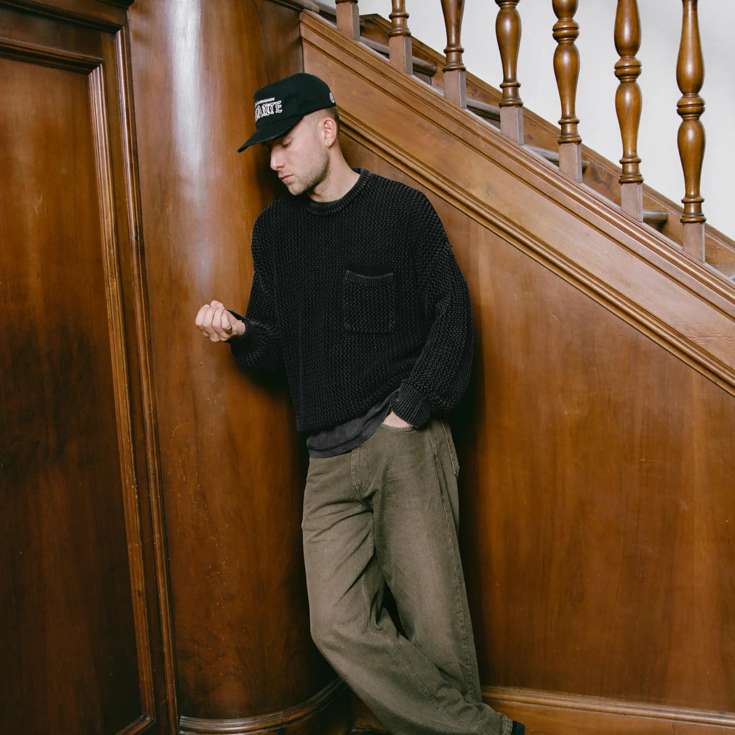 Loose Gauge Knit Sweater - Image 3