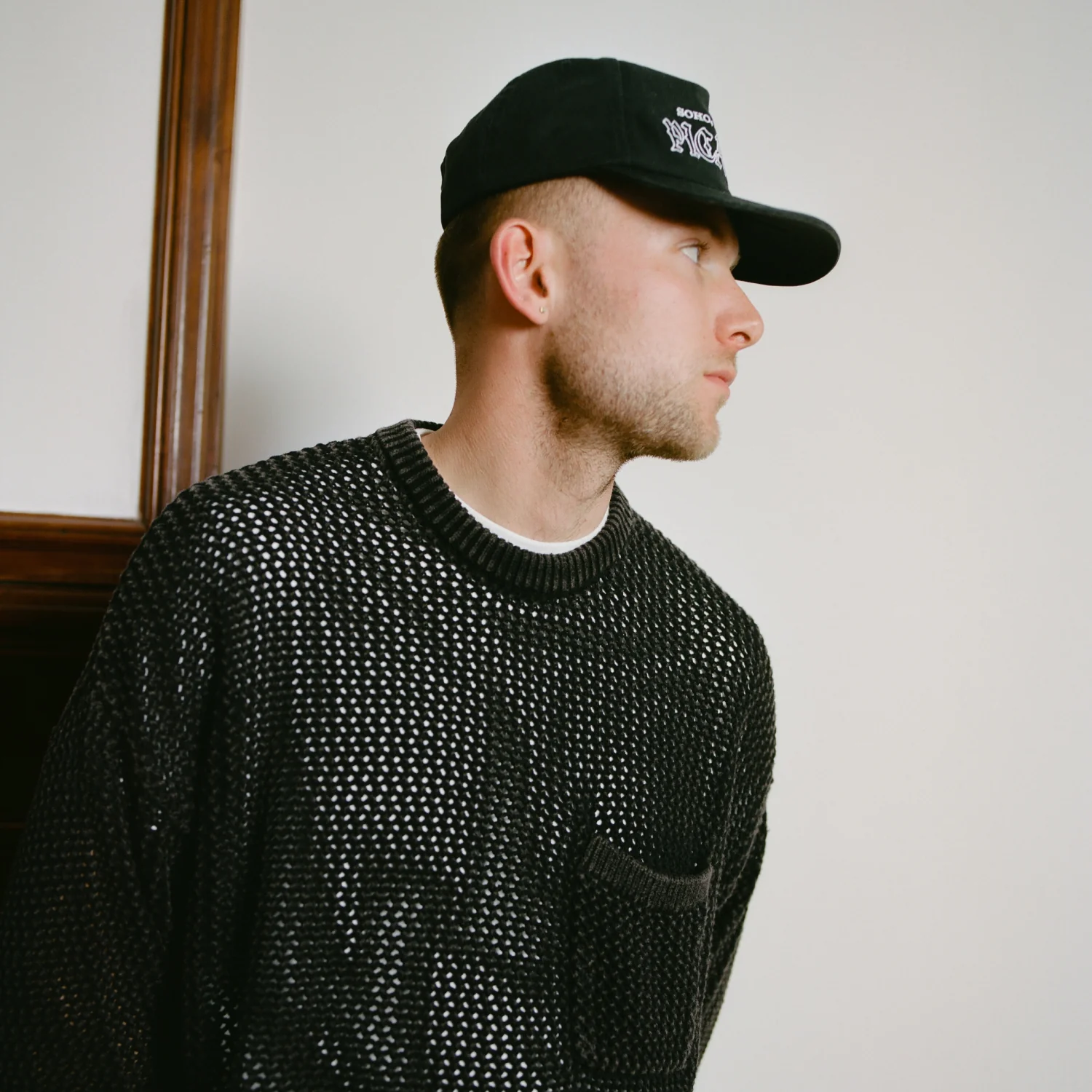 Loose Gauge Knit Sweater - Image 4