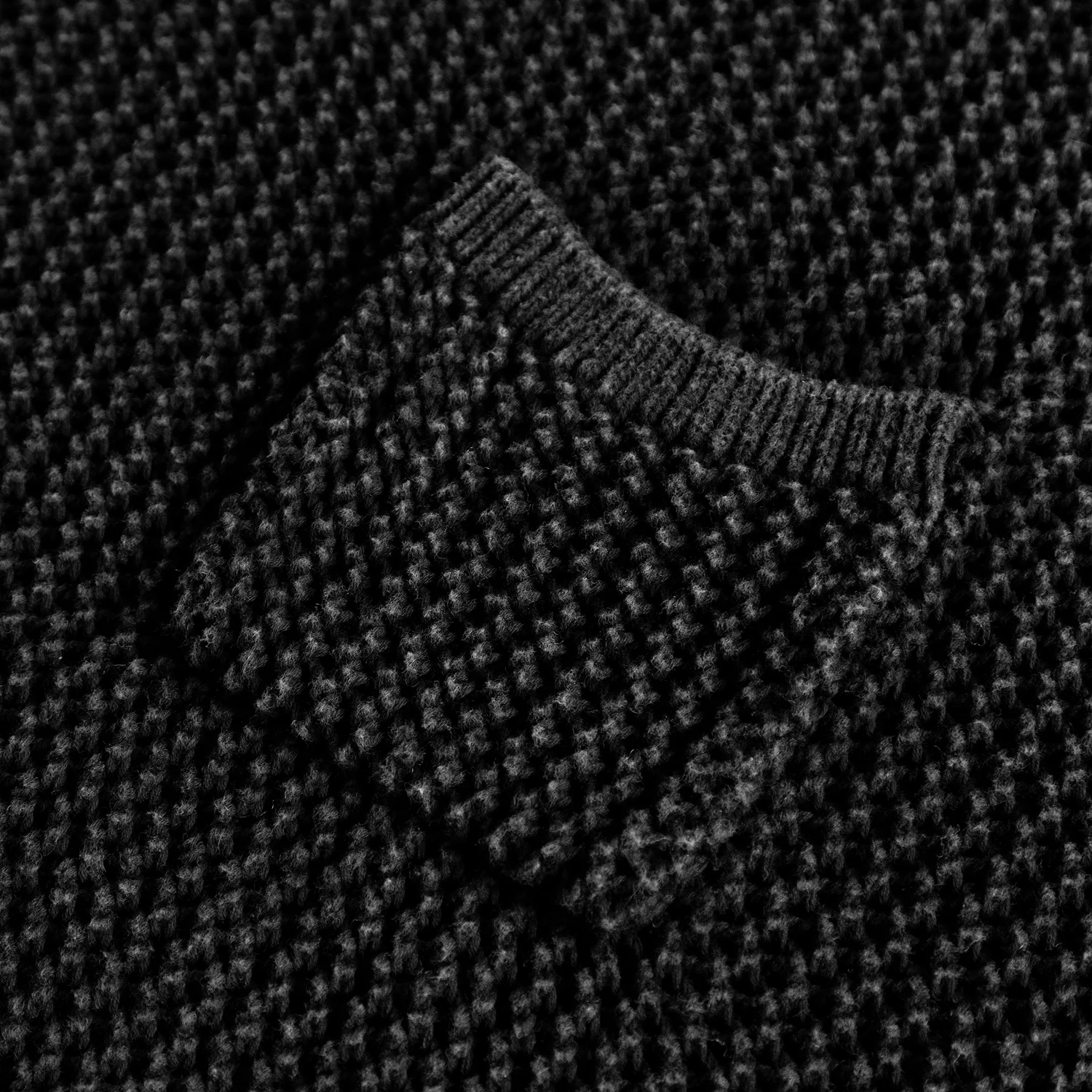 Loose Gauge Knit Sweater - Image 5