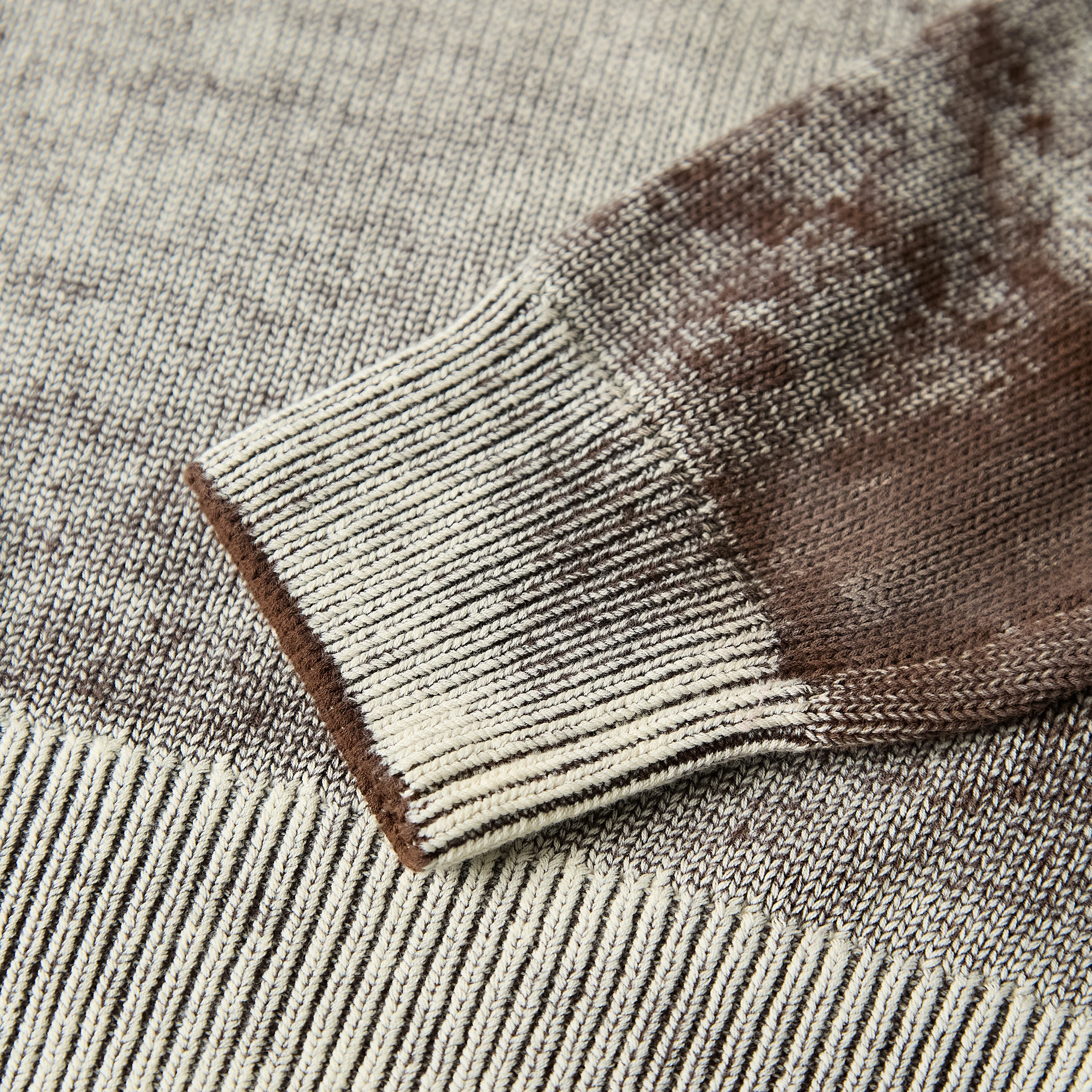Reverse Dye Cotton Sweater - Image 4
