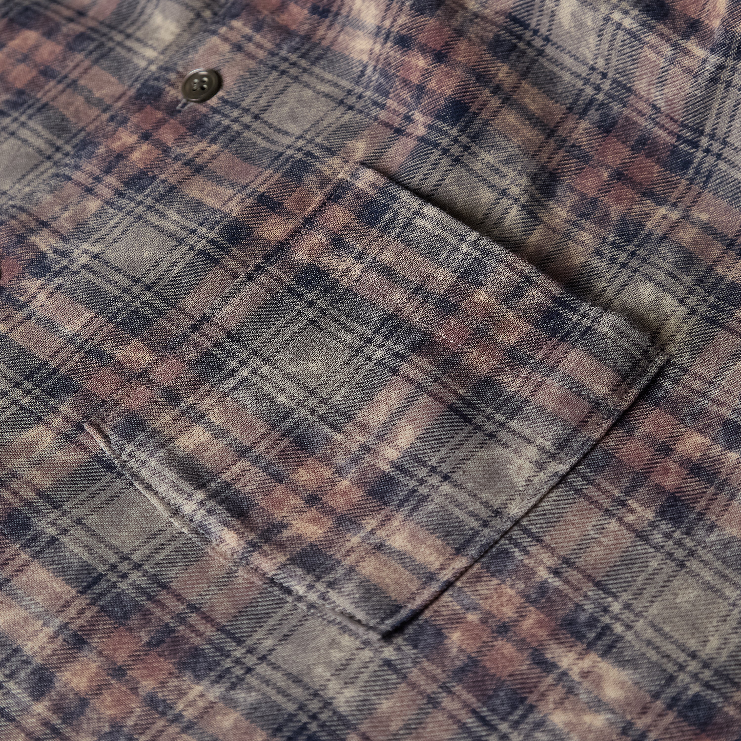 Rocco Shirt Bleached Check - Image 6