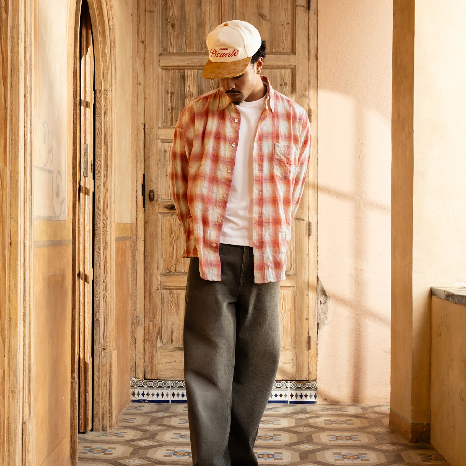 Rocco Shirt Threadlight Crinkle Check - Image 4