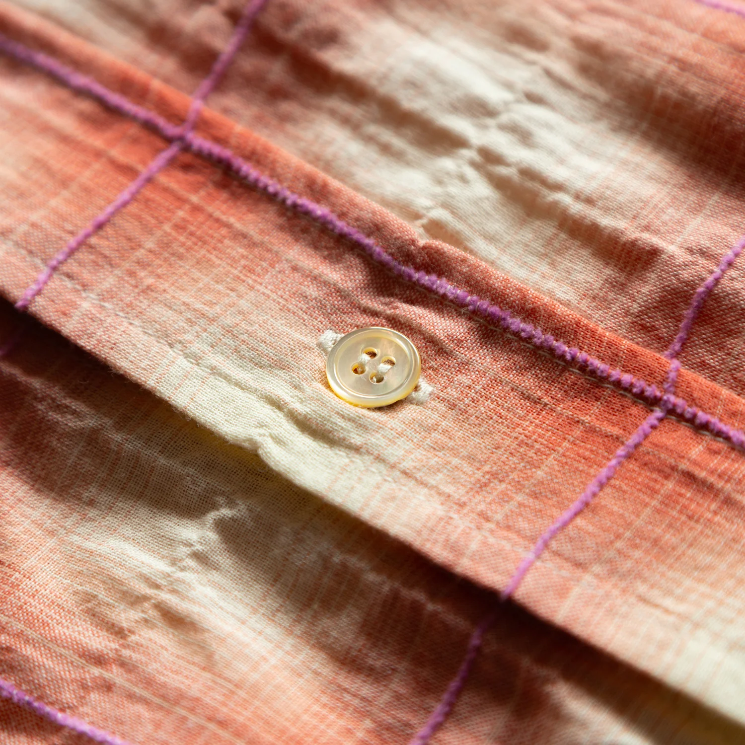 Rocco Shirt Threadlight Crinkle Check - Image 5