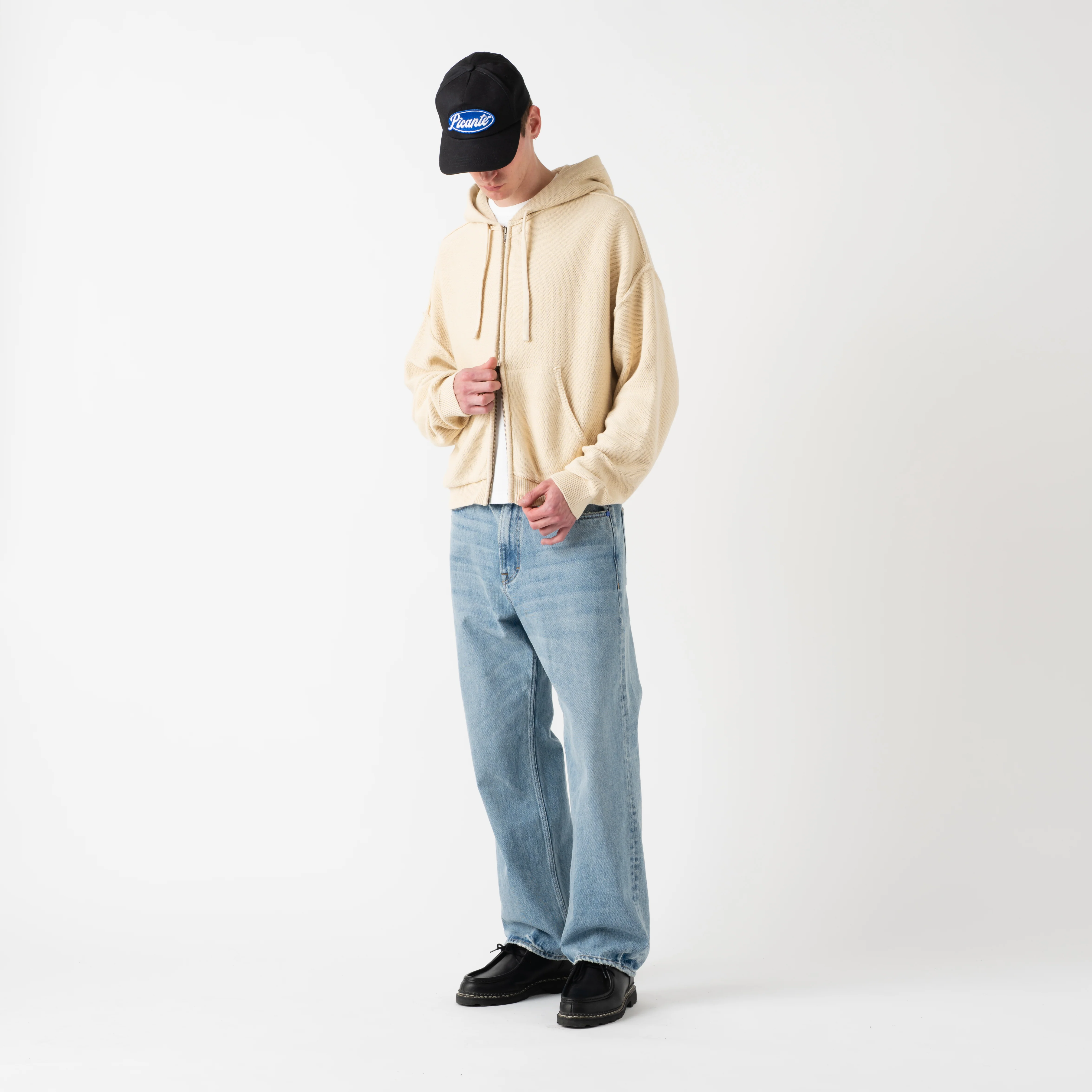 Senna Reverse Seam Knit Hoodie - Image 3