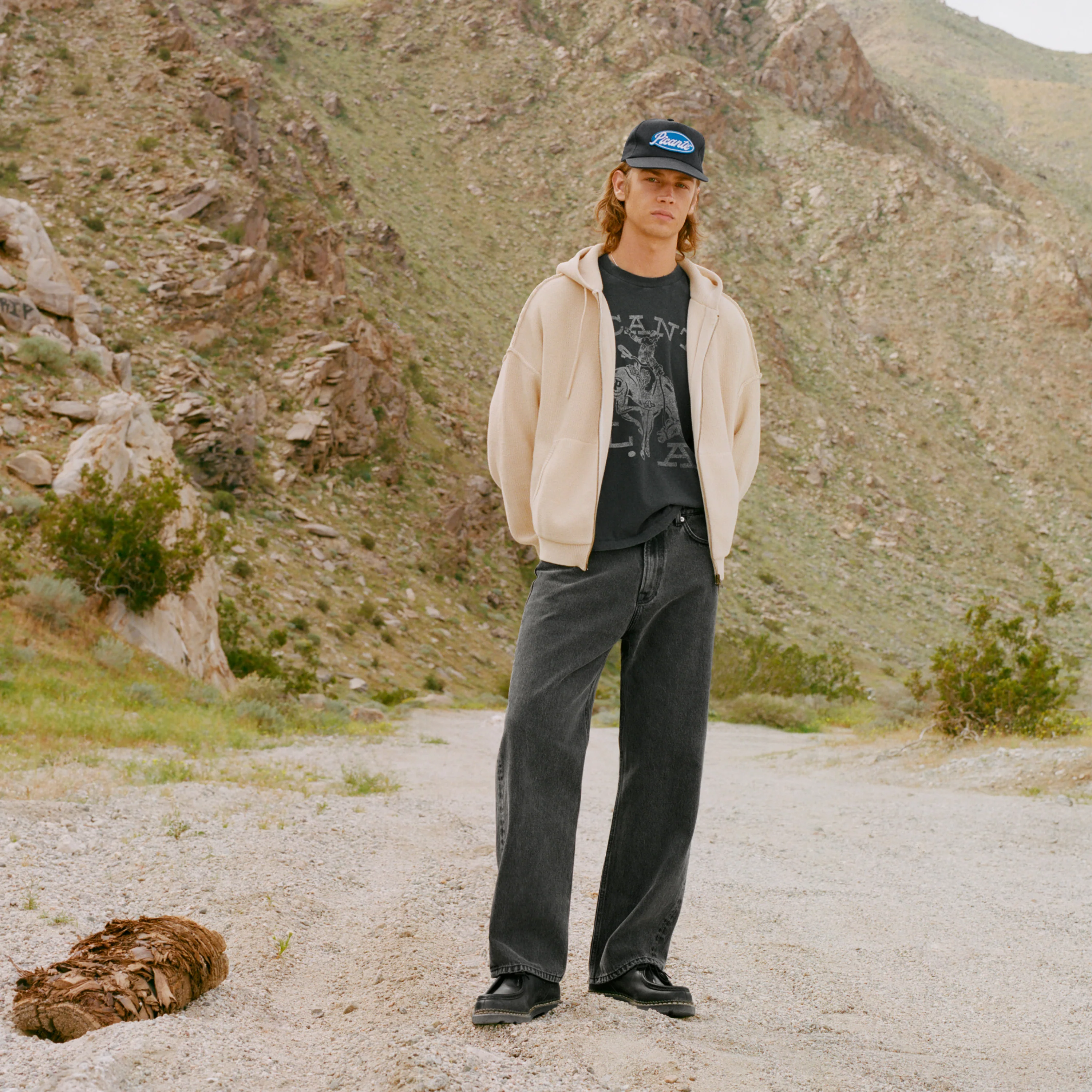 Senna Reverse Seam Knit Hoodie - Image 8