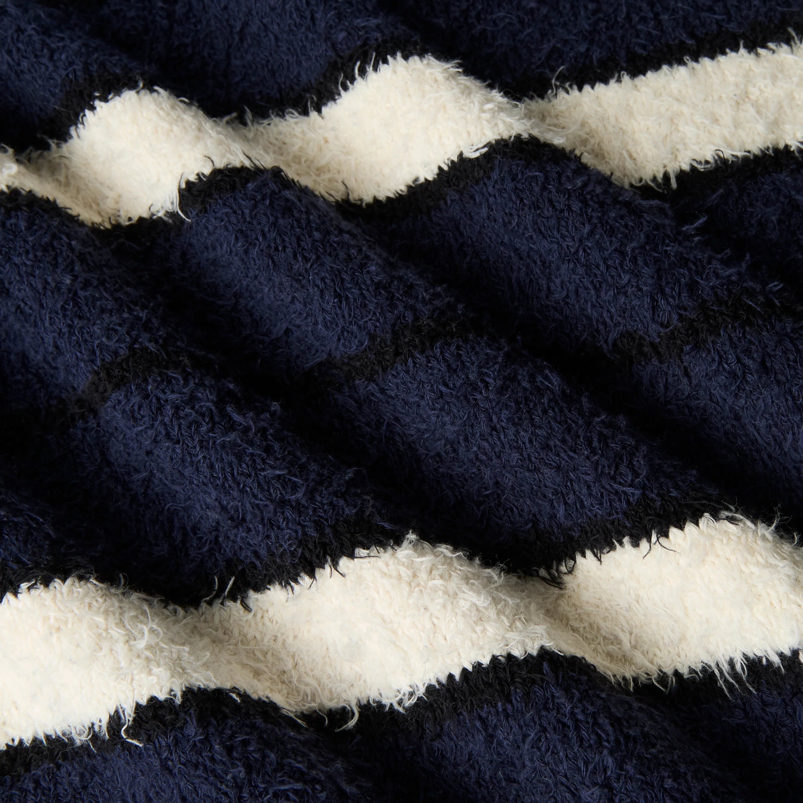 Shaggy Stripe Knit Sweater - Image 9
