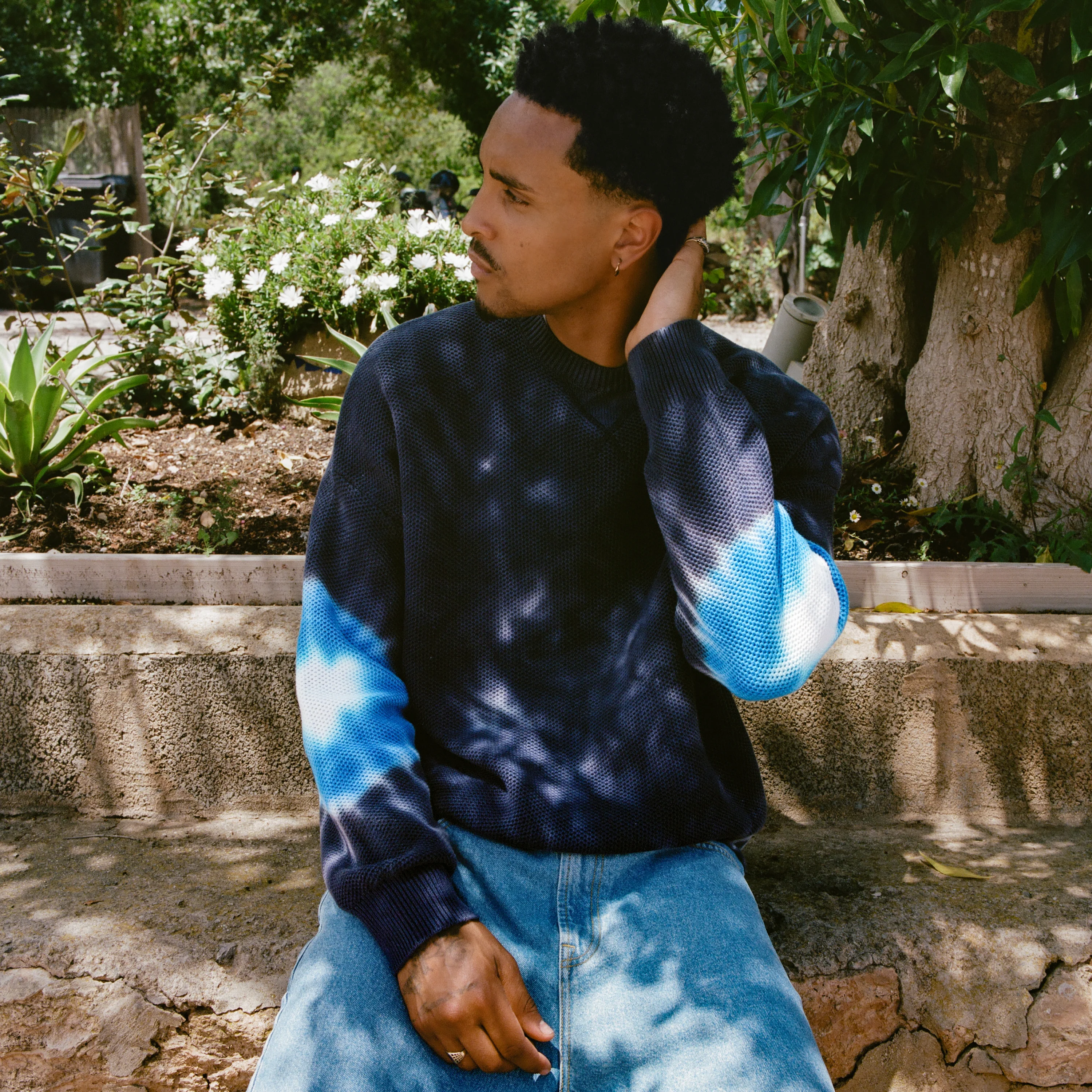 Eclipse Tie Dye Knit Sweater - Image 3