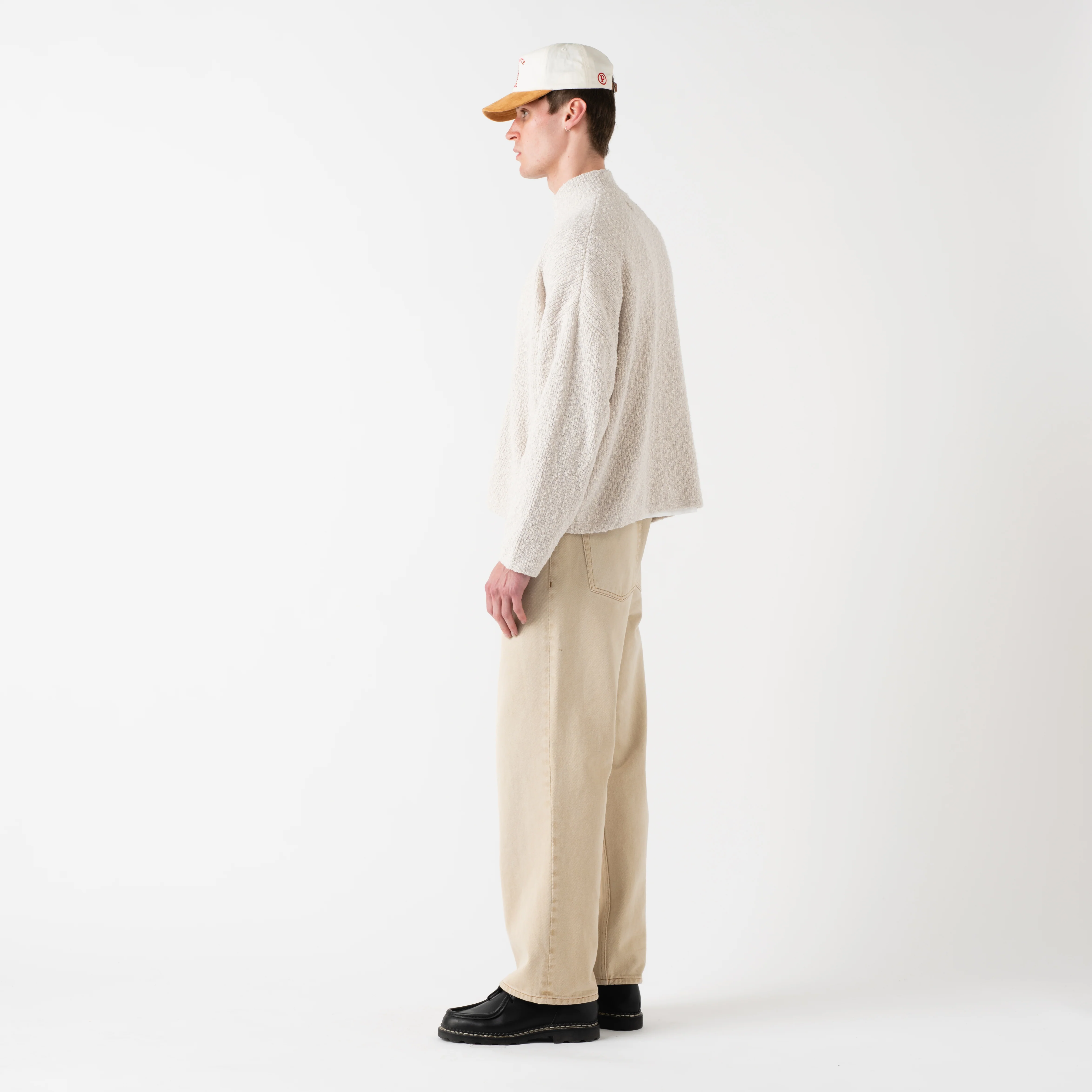 Boucle Hover Zip-Through Knit - Image 2