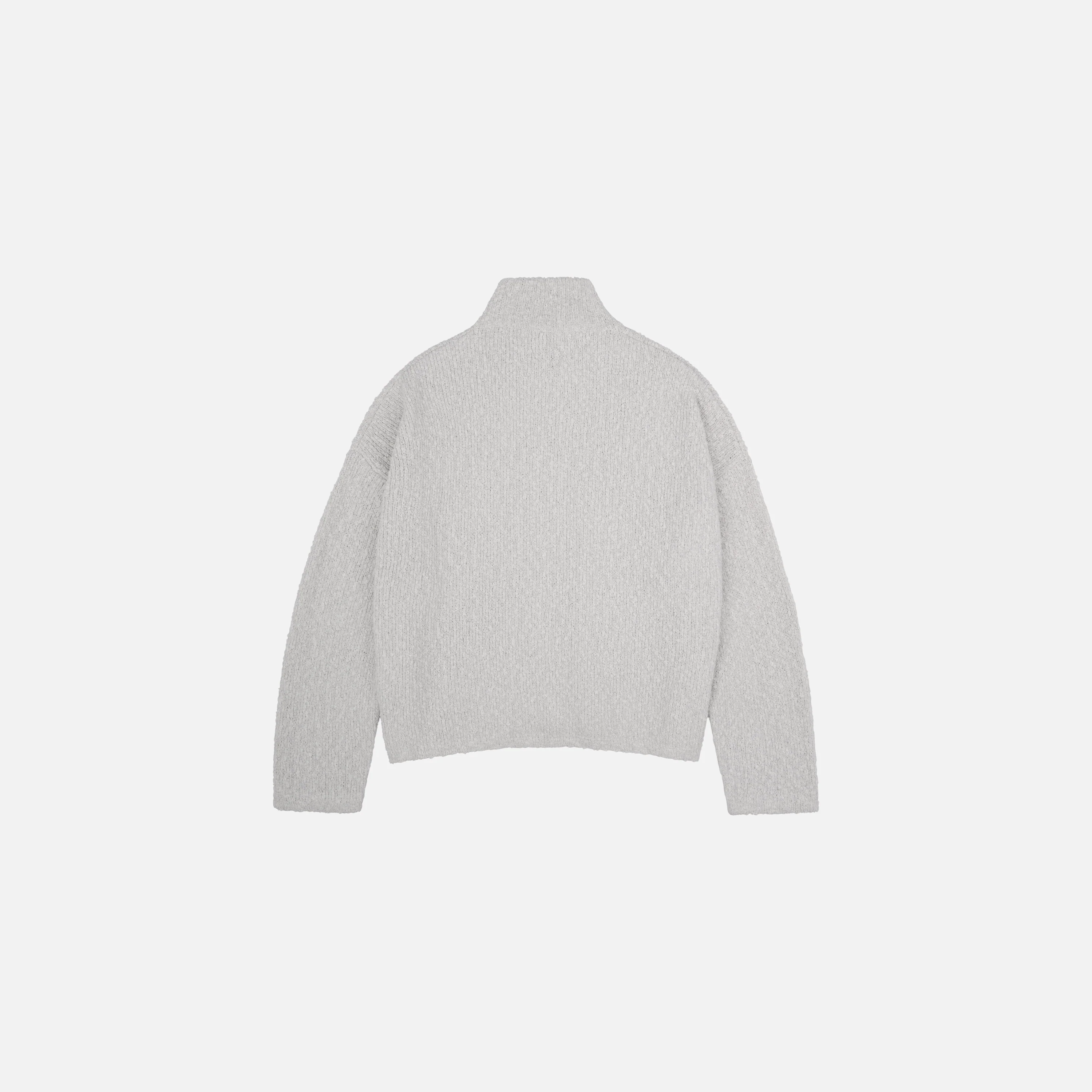 Boucle Hover Zip-Through Knit - Image 3